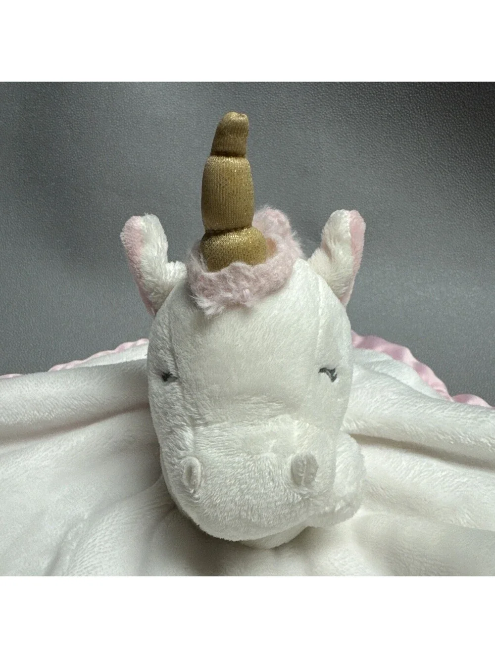 Carters Just One You Blanket Baby Unicorn Toy Target Security Lovey Satin 13”